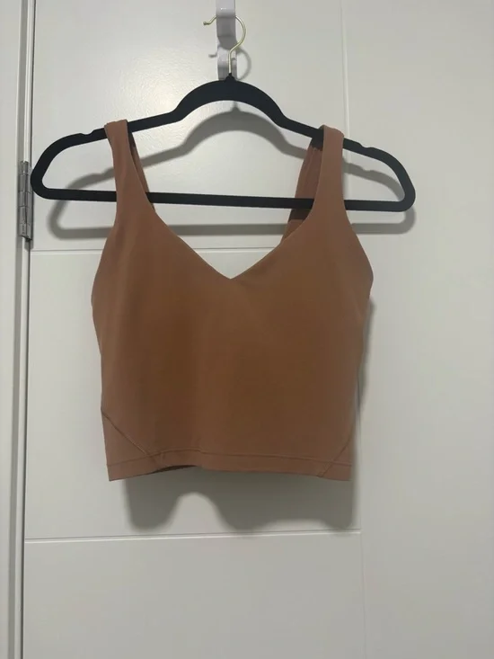 Lululemon Rust Cropped Align Tank - Picture 2 of 4